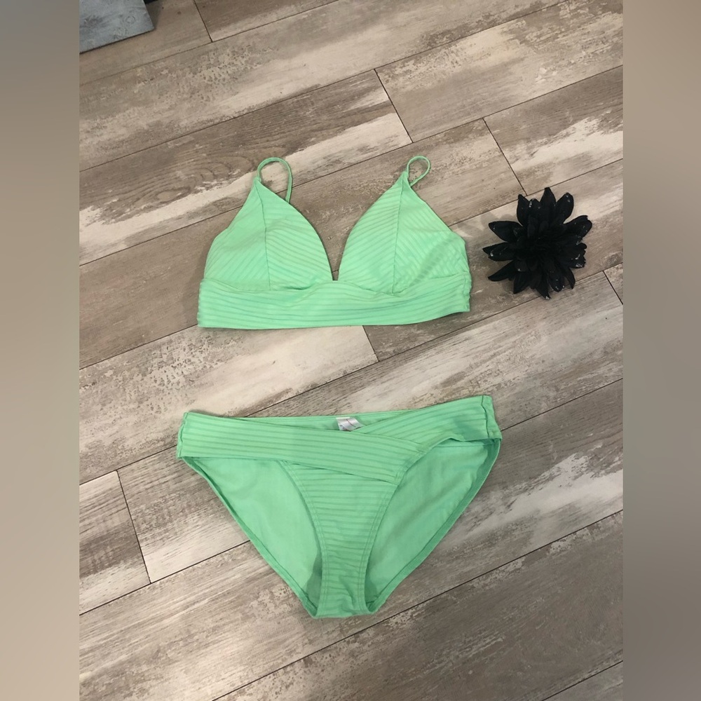 Absolutely gorgeous color mint bikini 👙 Junior’s size XL